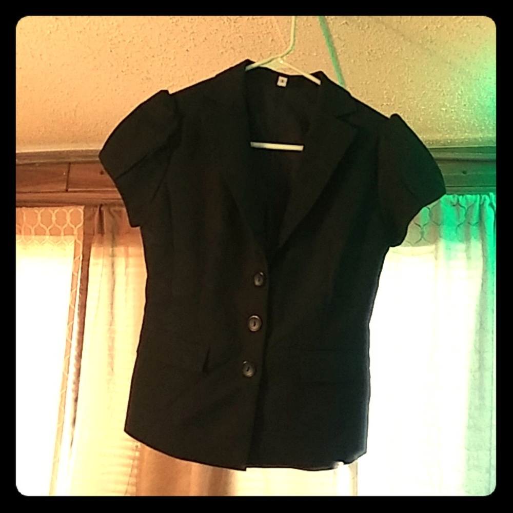 Dressy but sexy black blouse